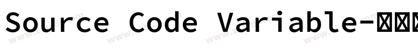 Source Code Variable字体转换